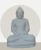 Product image 1 of the product “Seated Buddha made of Riverstone in Dhyana position - gesture of meditation, H. 80cm. ”